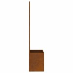 vidaXL Ghiveci de Grădină cu Panou Decorativ Ruginit 50 x 140 cm vidaXL Ghiveci de Grădină cu Panou Decorativ Ruginit 50 x 140 cm