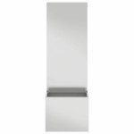 vidaXL Ghiveci de Grădină cu Panou Decorativ Argintiu 50 x 140 cm vidaXL Ghiveci de Grădină cu Panou Decorativ Argintiu 50 x 140 cm