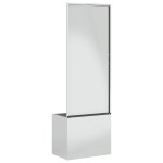 vidaXL Ghiveci de Grădină cu Panou Decorativ Argintiu 50 x 140 cm vidaXL Ghiveci de Grădină cu Panou Decorativ Argintiu 50 x 140 cm