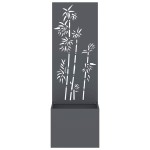 vidaXL Ghiveci de Grădină cu Panou Decorativ Antracit 50 x 140 cm vidaXL Ghiveci de Grădină cu Panou Decorativ Antracit 50 x 140 cm