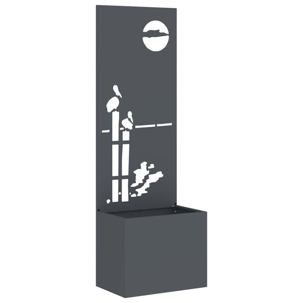 vidaXL Ecran de intimitate pentru grădină Antracit 50 x 140 cm