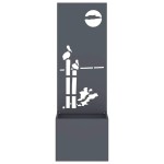 vidaXL Ecran de intimitate pentru grădină Antracit 50 x 140 cm