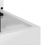 vidaXL Ghiveci de Grădină cu Panou Decorativ Argintiu 50 x 140 cm vidaXL Ghiveci de Grădină cu Panou Decorativ Argintiu 50 x 140 cm