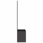 vidaXL Ghiveci de Grădină cu Panou Decorativ Negru 50 x 140 cm vidaXL Ghiveci de Grădină cu Panou Decorativ Negru 50 x 140 cm