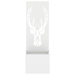 vidaXL Ghiveci de Grădină cu Panou Decorativ Alb 50 x 140 cm vidaXL Ghiveci de Grădină cu Panou Decorativ Alb 50 x 140 cm