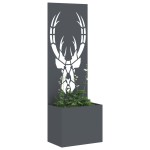 vidaXL Ecran de intimitate pentru grădină Antracit 50 x 140 cm