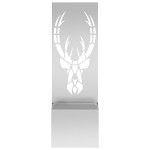 vidaXL Ghiveci de Grădină cu Panou Decorativ Argintiu 50 x 140 cm vidaXL Ghiveci de Grădină cu Panou Decorativ Argintiu 50 x 140 cm