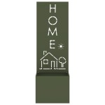 vidaXL Ghiveci de Grădină cu Panou Decorativ Olivengrønn 50 x 140 cm vidaXL Ghiveci de Grădină cu Panou Decorativ Olivengrønn 50 x 140 cm