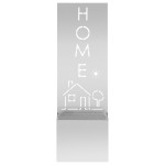 vidaXL Ghiveci de Grădină cu Panou Decorativ Argintiu 50 x 140 cm vidaXL Ghiveci de Grădină cu Panou Decorativ Argintiu 50 x 140 cm