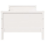 vidaXL Cadru de pat cu headboard Alb 80 x 200 cm Lemn compozit
