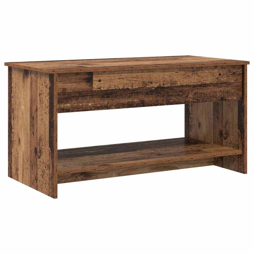 vidaXL Masă de cafea Lemn vechi 102 x 50 x 52.5 cm Lemn compozit