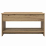 vidaXL Masă de cafea stejar artizanal 102 x 50 x 52.5 cm Lemn compozit vidaXL Masă de cafea stejar artizanal 102 x 50 x 52.5 cm Lemn compozit