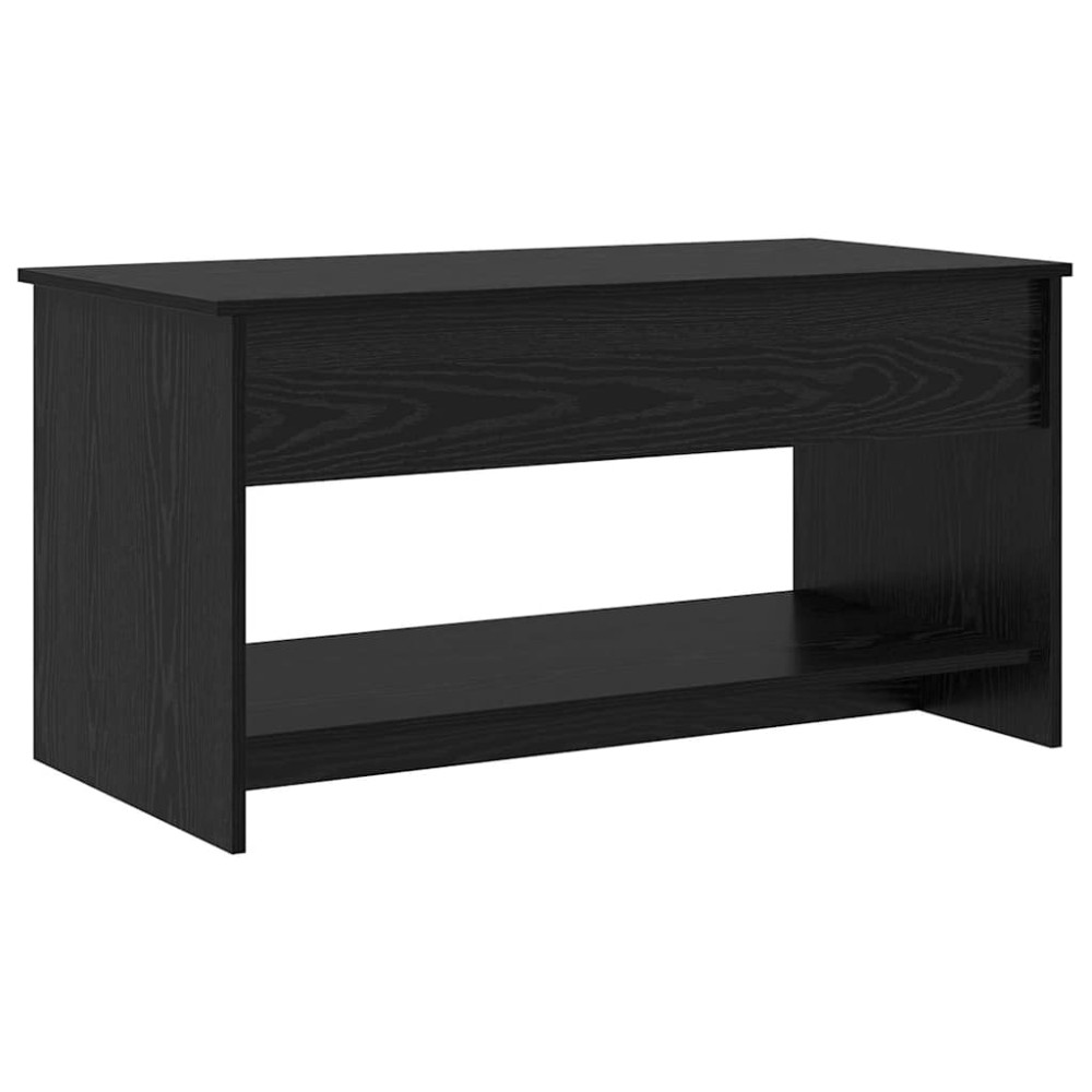 vidaXL Masă de cafea Stejar negru 102 x 50 x 52.5 cm Lemn compozit