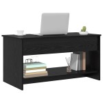 vidaXL Masă de cafea Stejar negru 102 x 50 x 52.5 cm Lemn compozit vidaXL Masă de cafea Stejar negru 102 x 50 x 52.5 cm Lemn compozit