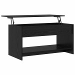 vidaXL Masă de cafea Stejar negru 102 x 50 x 52.5 cm Lemn compozit vidaXL Masă de cafea Stejar negru 102 x 50 x 52.5 cm Lemn compozit