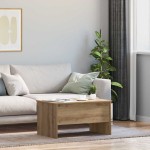 vidaXL Masă de cafea Stejar Artizanal 102 x 50,5 x 46,5 cm