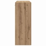 vidaXL Dulap suspendat Pe perete stejar artizanal 69.5 x 34 x 90 cm