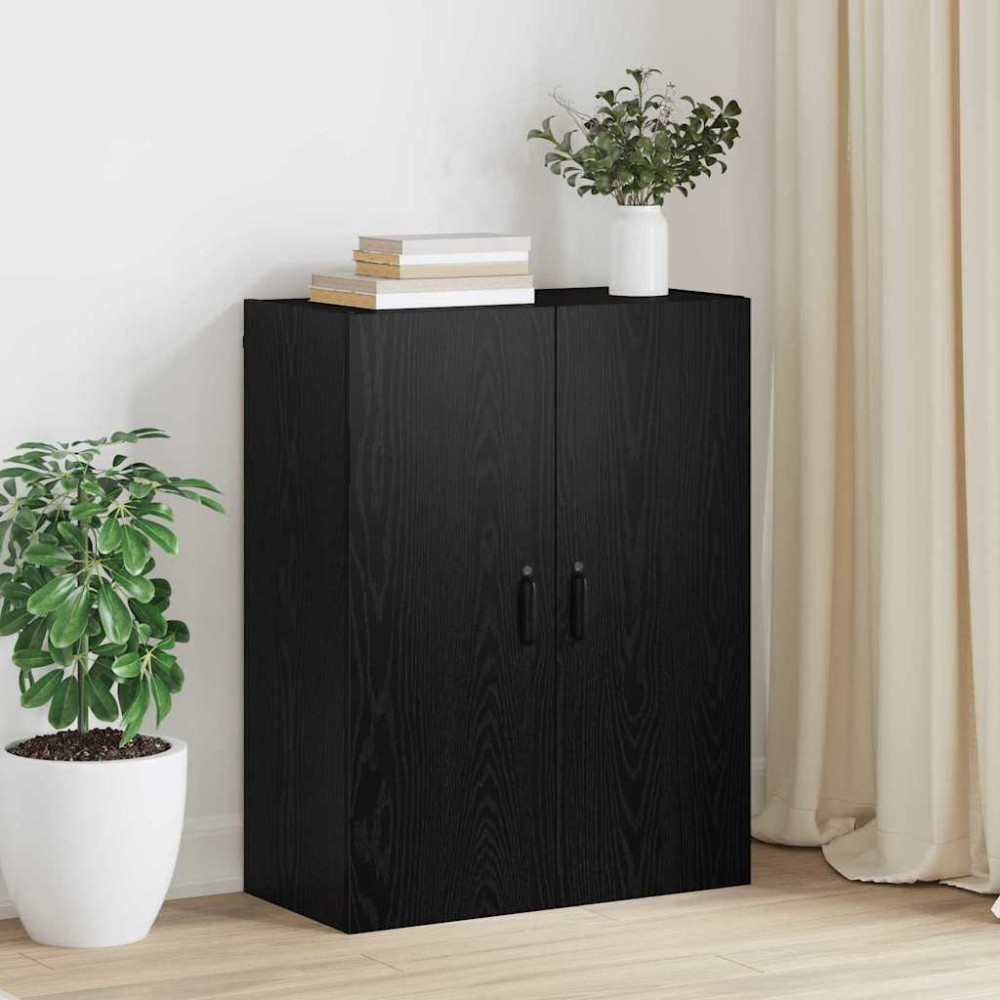 vidaXL Dulap suspendat Stejar negru 69.5 x 34 x 90 cm Lemn compozit