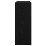 vidaXL Dulap de perete suspendat Negru 69.5 x 34 x 90 cm Lemn compozit vidaXL Dulap de perete suspendat Negru 69.5 x 34 x 90 cm Lemn compozit