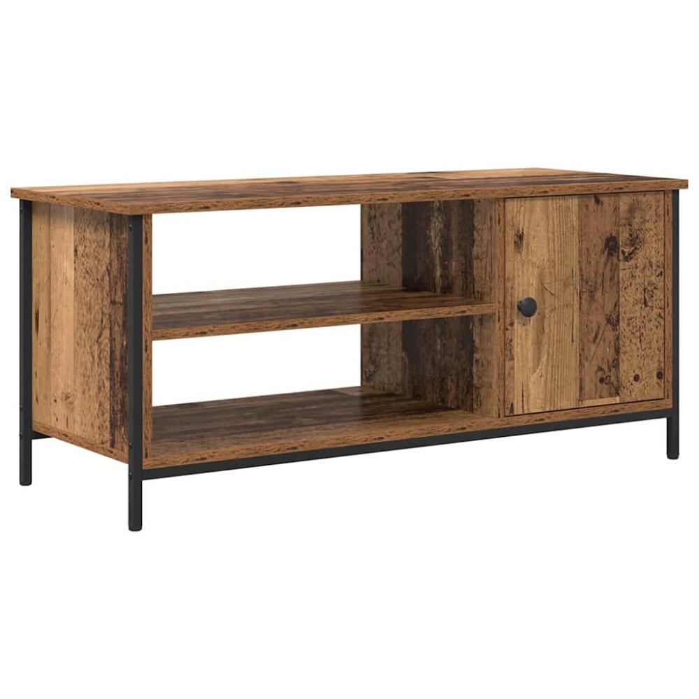 vidaXL Cabinet TV cu raft Lemn vechi 100 x 40 x 45 cm Lemn compozit