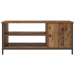 vidaXL Cabinet TV cu raft Lemn vechi 100 x 40 x 45 cm Lemn compozit