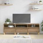 vidaXL Cabinet TV stejar artizanal 150 x 30 x 45 cm Lemn compozit