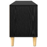vidaXL Cabinet TV Stejar negru 150 x 30 x 45 cm Lemn compozit vidaXL Cabinet TV Stejar negru 150 x 30 x 45 cm Lemn compozit