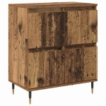 vidaXL Bufet cu depozitare cu ușă Maro 60 x 35 x 70 cm Lemn compozit vidaXL Bufet cu depozitare cu ușă Maro 60 x 35 x 70 cm Lemn compozit