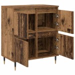 vidaXL Bufet cu depozitare cu ușă Maro 60 x 35 x 70 cm Lemn compozit vidaXL Bufet cu depozitare cu ușă Maro 60 x 35 x 70 cm Lemn compozit
