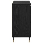 vidaXL Bufet cu depozitare cu ușă Negru 60 x 35 x 70 cm Lemn compozit vidaXL Bufet cu depozitare cu ușă Negru 60 x 35 x 70 cm Lemn compozit