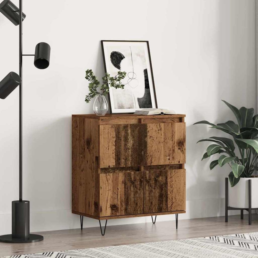 vidaXL Bufet cu depozitare cu ușă Maro 60 x 35 x 70 cm Lemn compozit