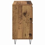 vidaXL Bufet cu depozitare cu ușă Maro 60 x 35 x 70 cm Lemn compozit