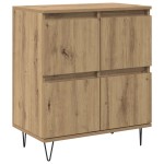 vidaXL Bufet cu depozitare cu ușă Maro 60 x 35 x 70 cm Lemn compozit