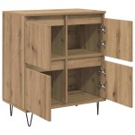 vidaXL Bufet cu depozitare cu ușă Maro 60 x 35 x 70 cm Lemn compozit
