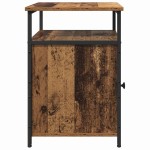 vidaXL Dulap de noapte Lemn vechi Lemn compozit