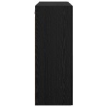 vidaXL Dulap de perete Stejar Negru 69,5 x 34 x 90 cm Lemn compozit