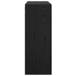 vidaXL Dulap de perete Stejar Negru 69,5 x 34 x 90 cm Lemn compozit