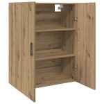 vidaXL Dulap montat pe perete stejar artizanal 69.5 x 34 x 90 cm vidaXL Dulap montat pe perete stejar artizanal 69.5 x 34 x 90 cm