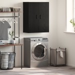 vidaXL Dulap montat pe perete Stejar negru 69.5 x 34 x 90 cm vidaXL Dulap montat pe perete Stejar negru 69.5 x 34 x 90 cm