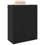 vidaXL Dulap montat pe perete Stejar negru 69.5 x 34 x 90 cm vidaXL Dulap montat pe perete Stejar negru 69.5 x 34 x 90 cm
