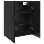vidaXL Dulap montat pe perete Stejar negru 69.5 x 34 x 90 cm vidaXL Dulap montat pe perete Stejar negru 69.5 x 34 x 90 cm