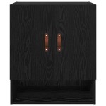 vidaXL Dulap de perete Stejar negru 60 x 31 x 70 cm Lemn compozit