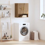 vidaXL Dulap de perete stejar artizanal 60 x 31 x 70 cm Lemn compozit