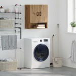 vidaXL Dulap de perete stejar artizanal 60 x 31 x 70 cm Lemn compozit