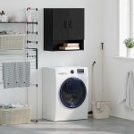 vidaXL Dulap de perete Stejar negru 60 x 31 x 70 cm Lemn compozit