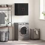 vidaXL Dulap de perete Stejar negru 60 x 31 x 60 cm Lemn compozit