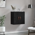 vidaXL Dulap de perete Stejar negru 60 x 31 x 60 cm Lemn compozit