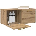 vidaXL Dulap de perete Stejar artisanal 80 x 36.5 x 35 cm