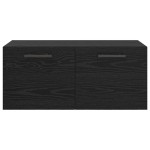 vidaXL Dulap de perete Stejar negru 80 x 36.5 x 35 cm Lemn compozit