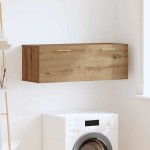 vidaXL Dulap de perete Pe perete stejar artizanal 100 x 36.5 x 35 cm